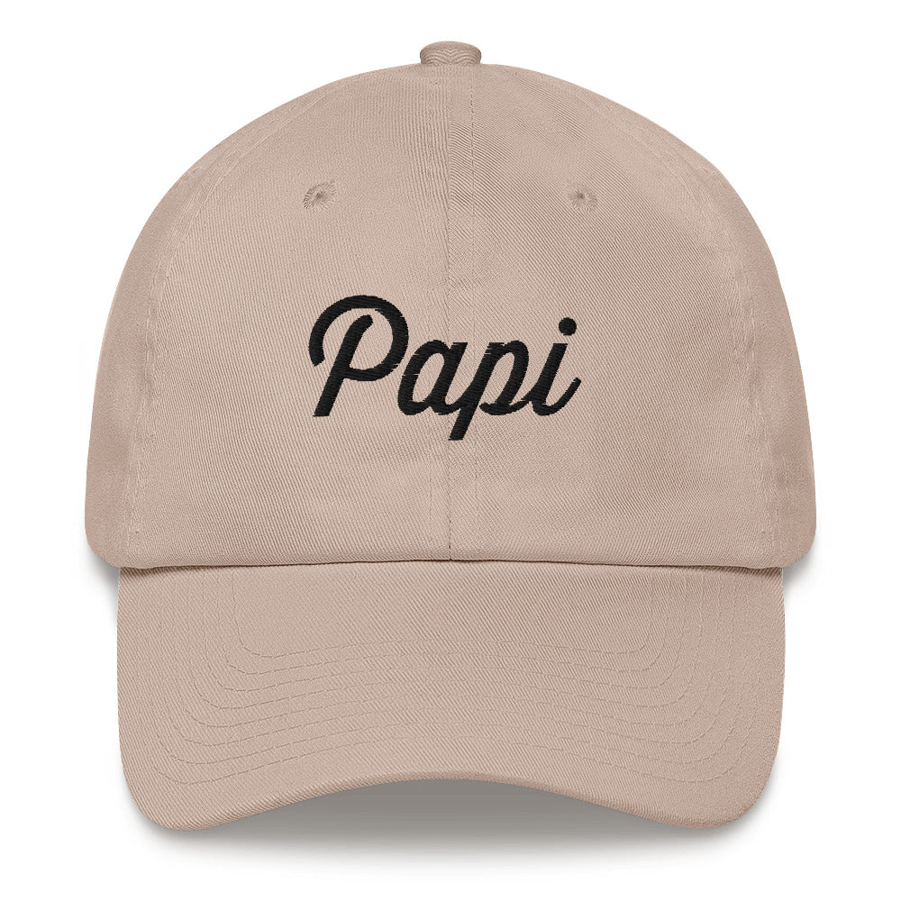 Papi Design Black Text Papi Hat – The Odds & Ends Store