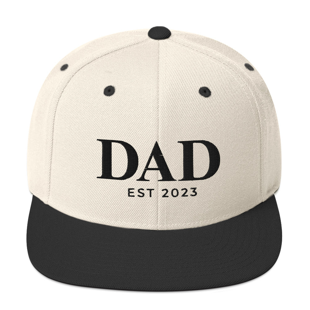 DAD EST 2023 Snapback Hat