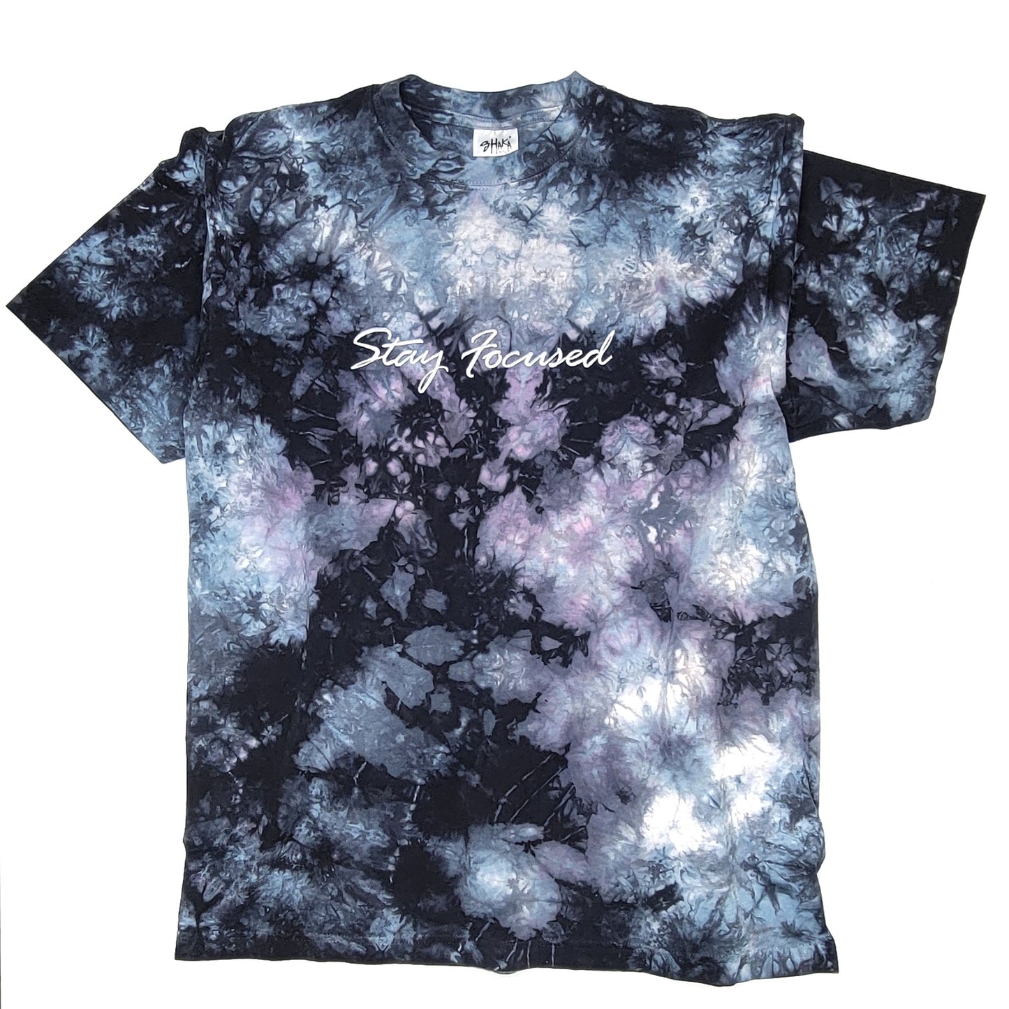 Stay Focused Oversized tie-dye t-shirt